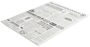 Wachspapier 35 x 25 cm Motiv: Zeitung 500 Blatt - CPGASTRO