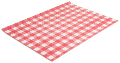 Wachspapier, Karomuster rot-weiß, 500 Blatt Contacto - CPGASTRO