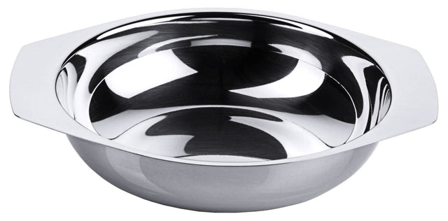 Contacto Edelstahl Beilageschüssel flach 0,25 l 