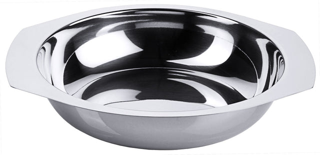 Contacto Edelstahl Beilageschüssel flach 0,6 l 