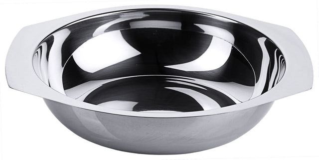 Contacto Edelstahl Beilageschüssel flach 0,8 l 