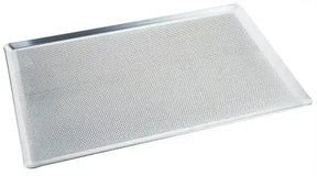 Backblech perforiert 60x40cm mit schräg zulaufendem Rand - CPGASTRO