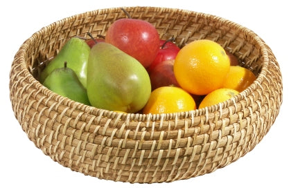 Korb, rund, bauchig, 22 cm aus Bambus und Rattan Contacto - CPGASTRO