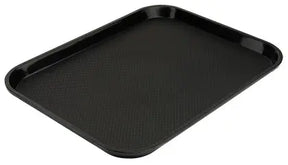 Fast Food Tablett 35cm schwarz Polypropylen schwarz 35x27cm - CPGASTRO
