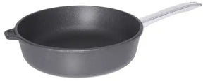 Antihaft Bratpfanne tiefe Form Ø 24-28 cm Aluminiumguss mit Gegengriff - CPGASTRO