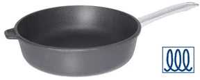 Aluminiumguss Bratpfanne Ø 24-28 cm tiefe Form Induktionsgeeignet - CPGASTRO