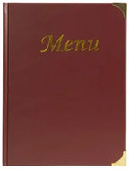 Speisekartenmappe A4 bordeaux - CPGASTRO