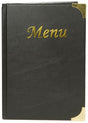 Speisekartenmappe A5 schwarz Contacto - CPGASTRO
