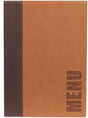 Speisekartenmappe A4, braun Contacto - CPGASTRO