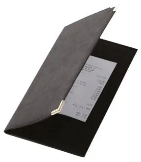 Rechnungsmappe 23 x 13 cm mit Stahlecken - CPGASTRO