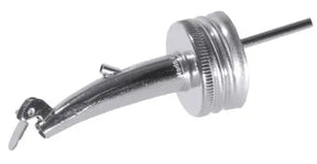 Edelstahl Aufschraub-Flaschenausgießer mit Schraubkappe 28 mm - CPGASTRO