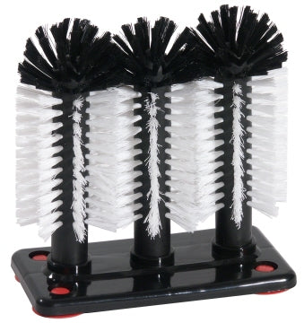 Gläserbürsten 3x18 cm auf Kunststoffplatte Contacto - CPGASTRO