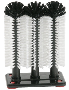 Gläserbürsten 3x24 cm auf Kunststoffplatte Contacto - CPGASTRO