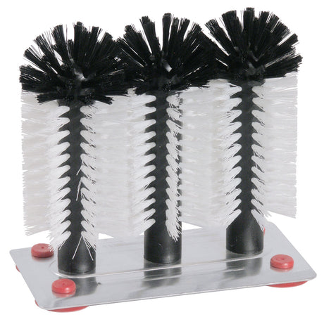 Contacto Gläserspülbürste 18/18/18 cm auf Platte aus Aluminium