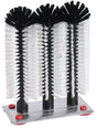Gläserspülbürste 24/24/24 cm auf Platte aus Aluminium Contacto - CPGASTRO