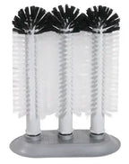 Gläserspülbürste 3x24 cm mit Großsaugfuß - CPGASTRO