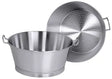 Edelstahl Fettseiher 40 cm mit feststehenden Griffen - CPGASTRO