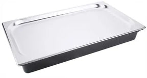 Edelstahl GN 1/1 Kühlsystem schwarz ohne Rolltop-Haube - CPGASTRO