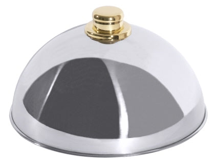 Tellerglocke 25 cm mit goldfarbenen Griffknopf Contacto - CPGASTRO