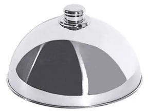 Tellerglocke 25 cm mit Knopfgriff aus Edelstahl - CPGASTRO