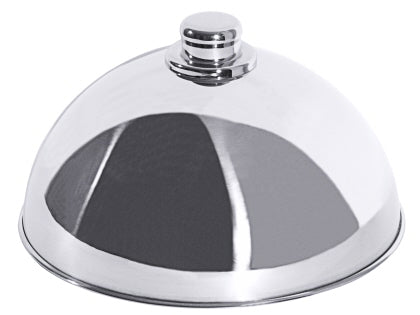 Tellerglocke 25 cm mit Knopfgriff aus Edelstahl Contacto - CPGASTRO