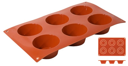 Backmatte Muffin 7 cm Contacto - CPGASTRO