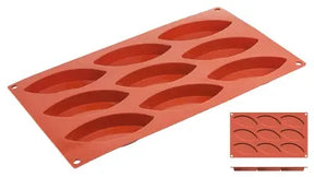 Backmatte Schiffchen 10 x 4 cm - CPGASTRO