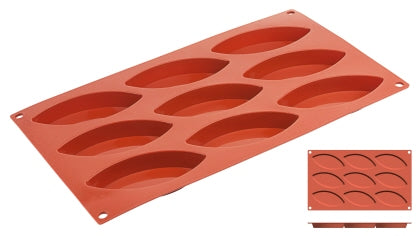 Backmatte Schiffchen 10 x 4 cm Contacto - CPGASTRO
