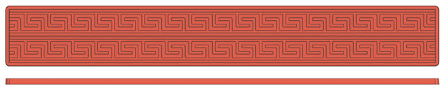 Contacto Reliefmatte 60x8cm Mäander 