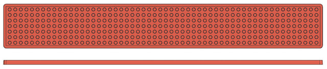Contacto Reliefmatte 60x8cm Kugeln 