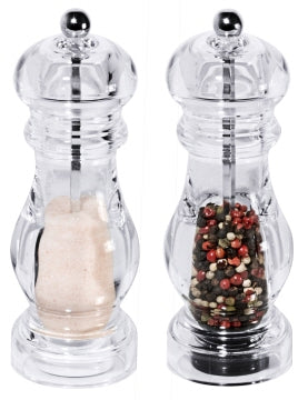 Salz-/Pfeffermühle Set 17,5 cm aus Acryl Contacto - CPGASTRO