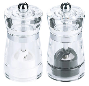 Salz-/Pfeffermühlen-Set klar 10 cm - CPGASTRO