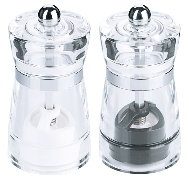 Contacto Salz-/Pfeffermühlen-Set klar 10 cm
