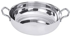Edelstahl Beilageschale flach 22 cm - CPGASTRO