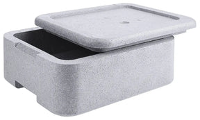 Menübox EPS für 2 Menüs 30 x 24 x 12 cm grau - CPGASTRO