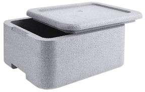 Menübox EPS für 3 Menüs 30 x 24 x 14,5 cm grau - CPGASTRO