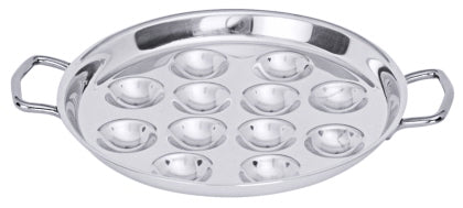 Schneckenplatte mit Griffen für 12 Schnecken Contacto - CPGASTRO