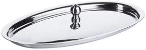 Edelstahl Knopfdeckel oval /180 - CPGASTRO