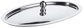 Edelstahl Knopfdeckel oval /210 - CPGASTRO