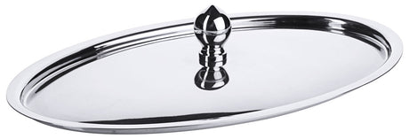 Contacto Edelstahl Knopfdeckel oval /260 