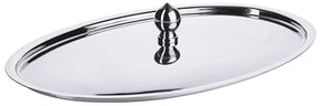 Edelstahl Knopfdeckel oval /300 - CPGASTRO