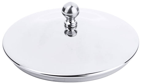 Contacto Edelstahl Knopfdeckel /100 