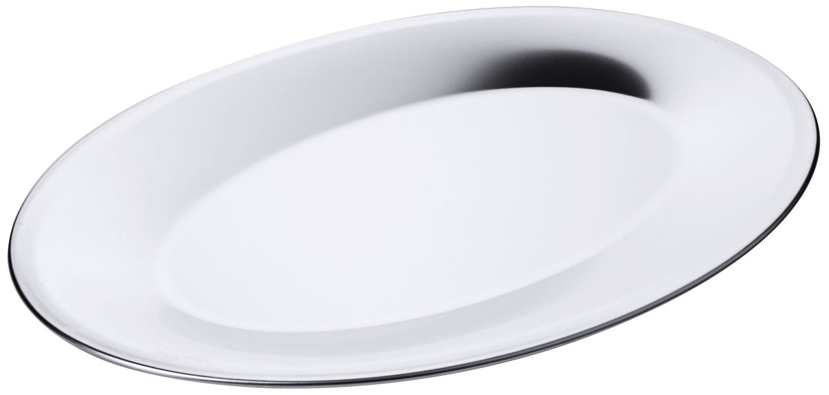 Contacto Edelstahl Buffet-Platte oval 51 cm 