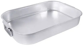 Bratpfanne rechteckig 48-63,5 cm aus Aluminium mit zwei Fallgriffen - CPGASTRO