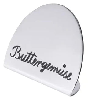 Edelstahl Buffet-Schild halbrund - CPGASTRO