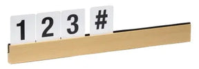 Buchstabenleiste teak - CPGASTRO