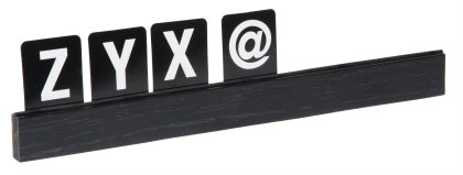 Buchstabenleiste schwarz Contacto - CPGASTRO