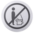 Toiletten-Türsymbol BITTE SETZEN Contacto - CPGASTRO