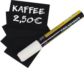 Schreibtafel schwarz DIN A8 20-er Set - CPGASTRO