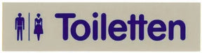 Wortschild TOILETTEN - CPGASTRO